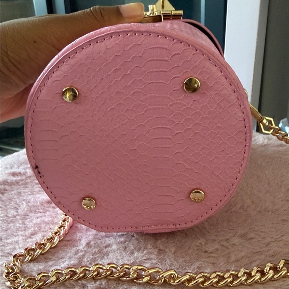 NWT Tote & Carry Pink Mini Barrel Purse - Picture 7 of 7